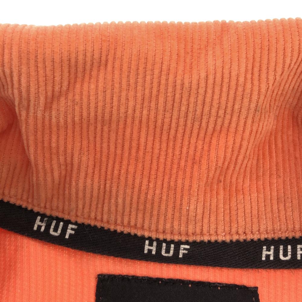 HUF Embroidery Corduroy Jacket M Orange Men's Used