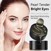 1PC Máscaras de Olhos de Pérola Negra Dourada 60pcs Adesivos de Olhos de Hidrogel Reparadores de Rugas Removedor de Olheiras Anti-idade Máscara Hidratante para os Olhos