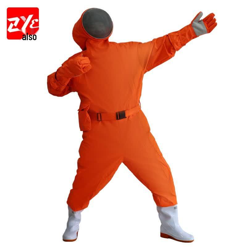 Полностью закрытый вентилируемый костюм пчеловода ZYE XL (180-185cm w/ Size 45 Boots)
