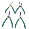 4PCS 7 Inch Internal External Snap Ring Pliers Set with Straight Bent Jaw for Removal and Installation of Automotive