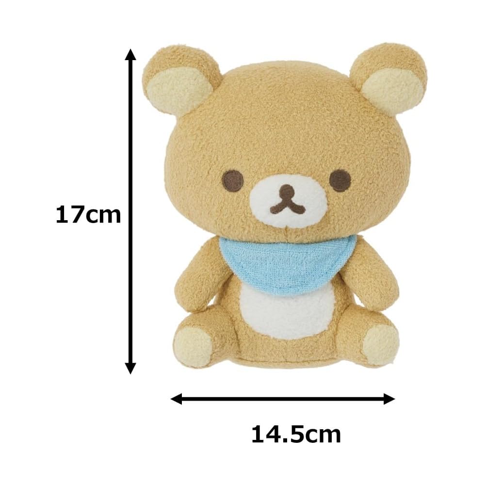 Agatsuma Rilakkuma Baby Washable Plush Toy Soft and Safe for Ages 0 Months and Up
