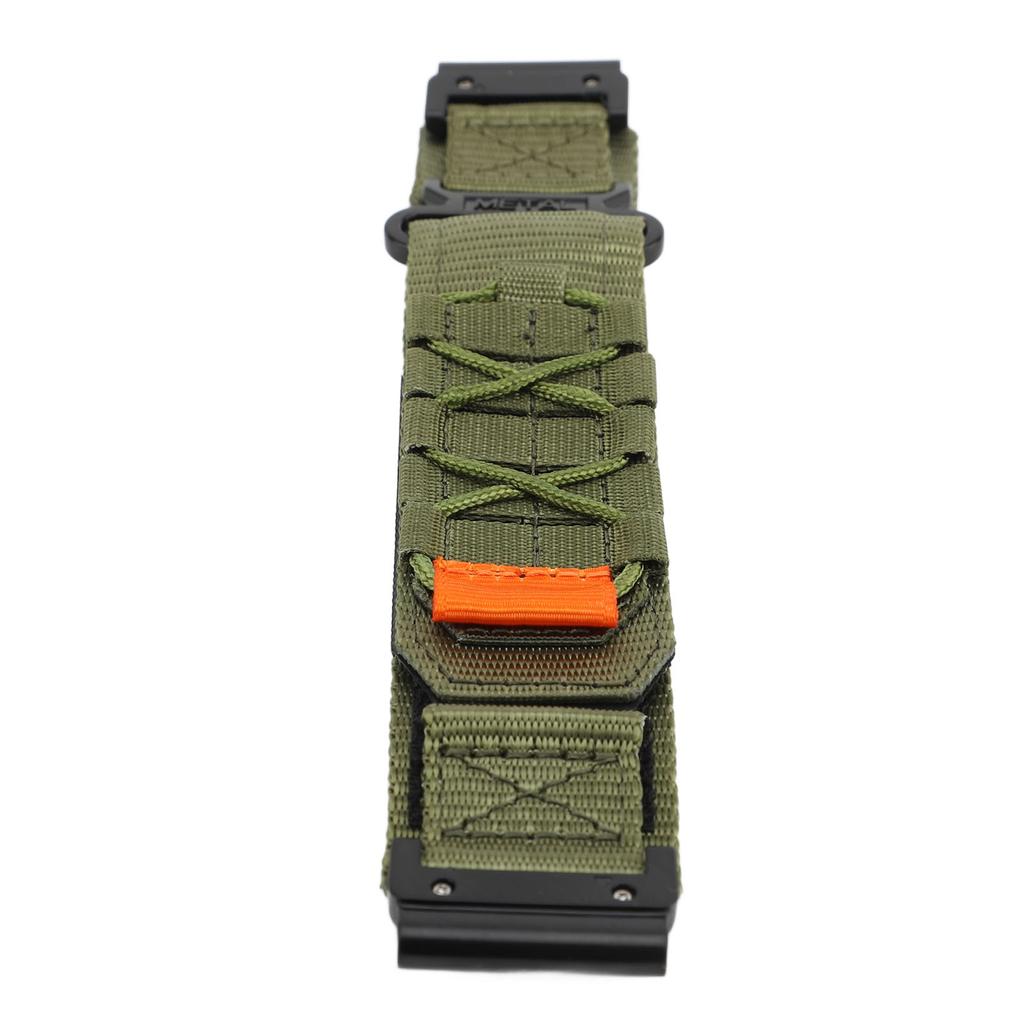 26mm Nylon Klockarmband Quick Fit Kardborre Sport Loop Ersättningsband för Fenix 8 51mm för