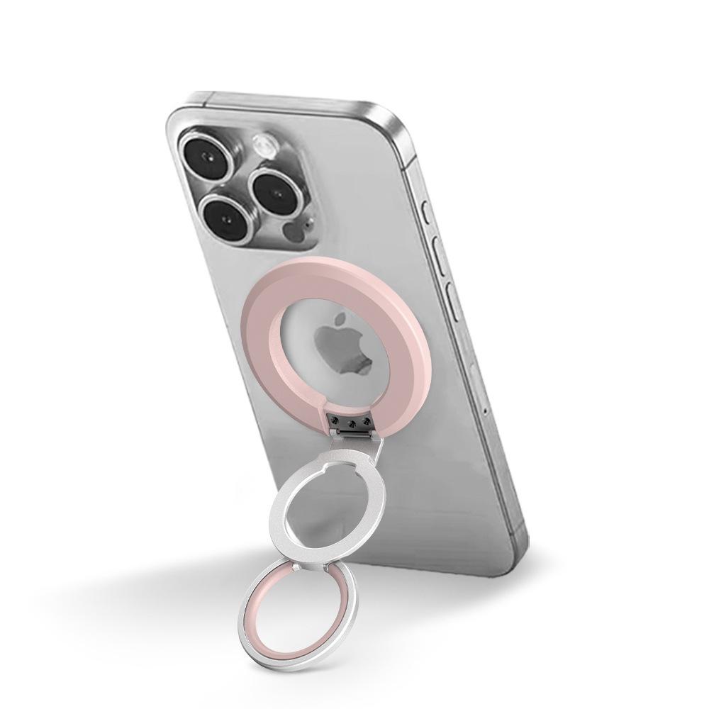360° Rotating Double-Sided MagSafe Magnetic Phone Holder & Finger Ring Stand
