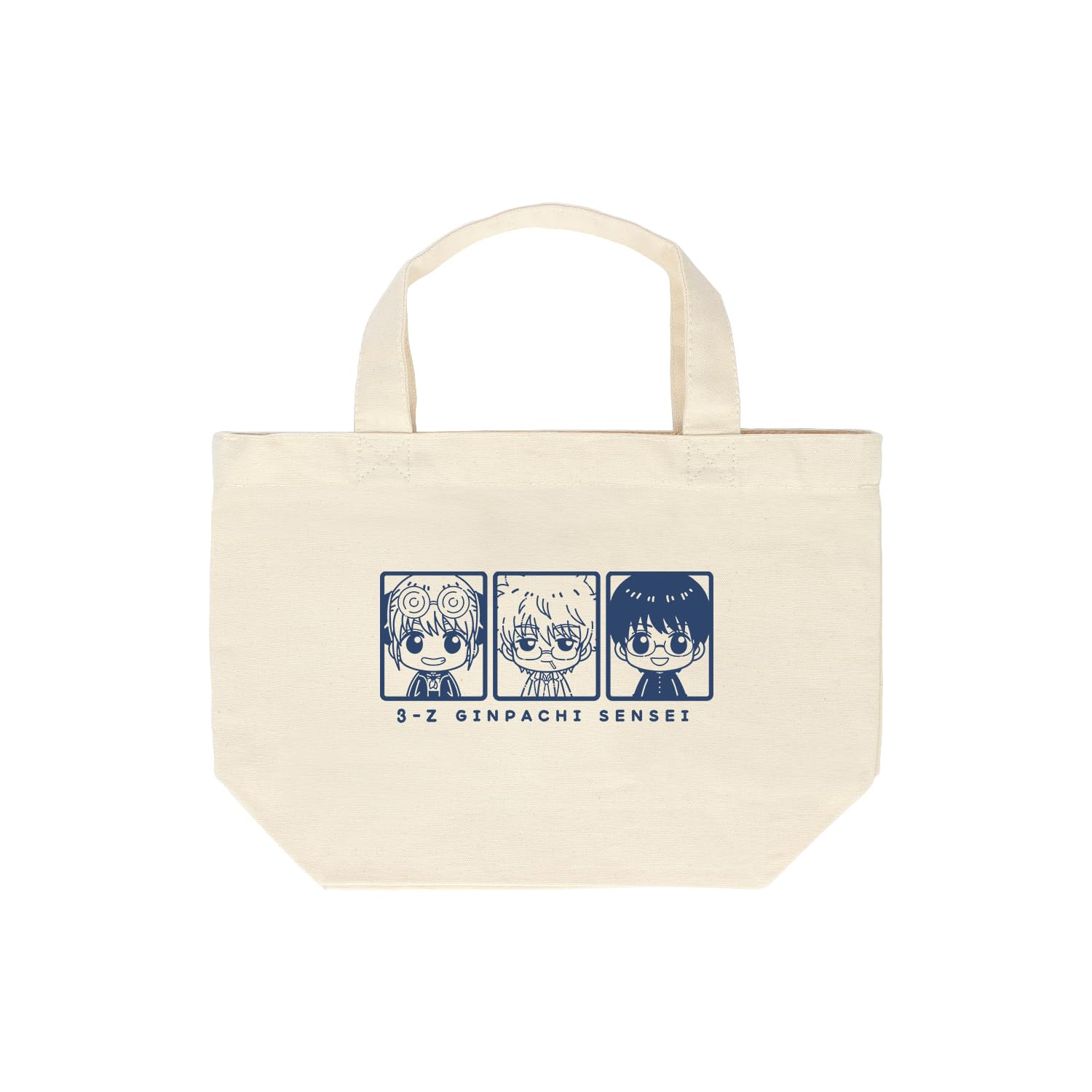 

3rd Year Z Class Ginpachi Sensei Ginpachi & Shinpachi & Kagura Little Lunch Tote Bag