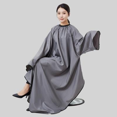 Professionelle Wasserdichte Ärmelschürze für Friseure Elastischer Kragen Salonumhang Haarschneiden Haarschnittumhang Friseursalon