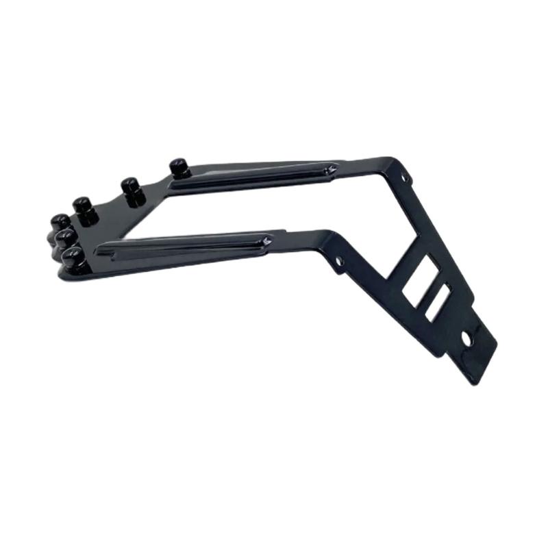 Heavy Duty Jazz Guitar Bridge Metal Texture Suitable for Enhancing Volumes and Customizable String Height Adjustment