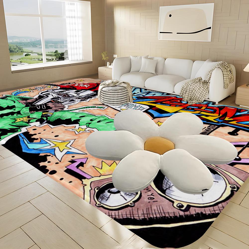 MF DOOM Room Mats Anti-slip Absorb Water Long Strip Cushion Bedroon Mat Welcome Doormat