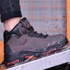 Genuine leather Men Boots Safety Shoes waterproof Safety boot for engineers Work Shoes Puncture-Proof Indestructible shoes