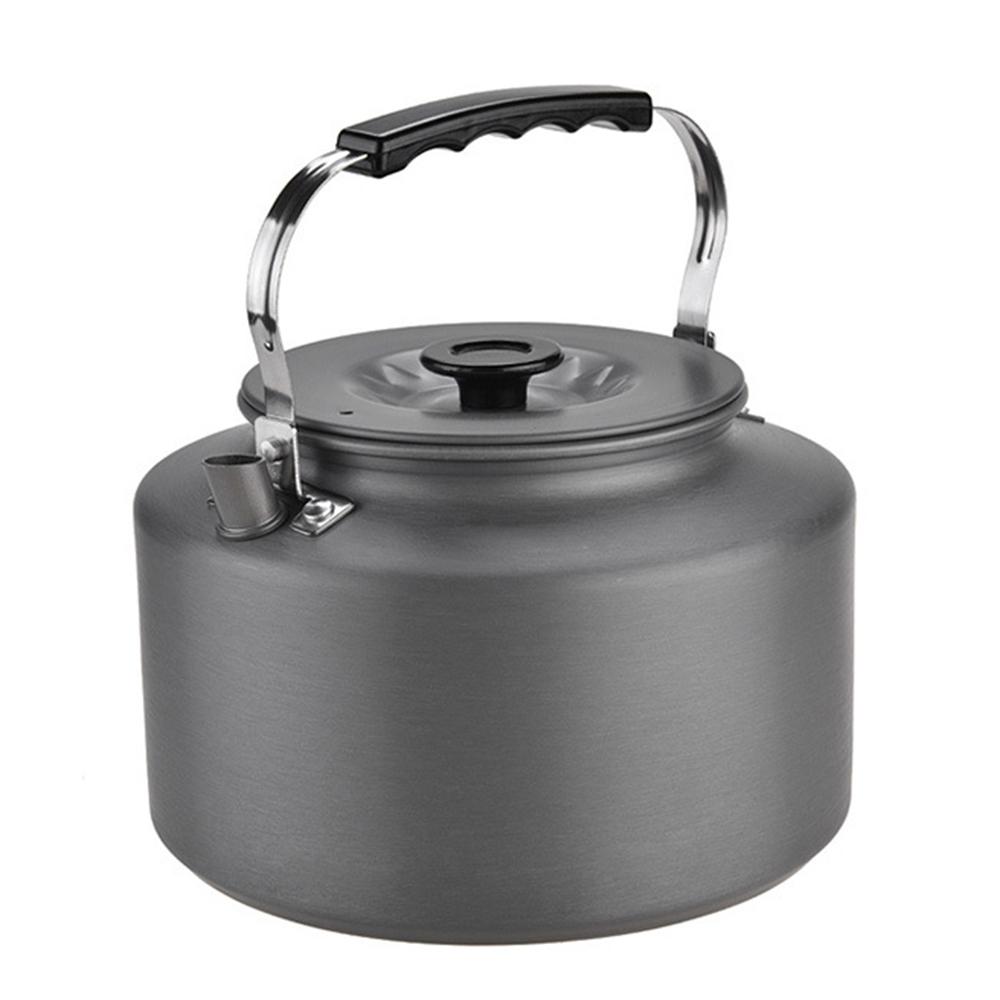Camping Kettle for Open Fire 2L Camp Kettle + 4*360ML Stainless Steel Cups with Heat-Resistant