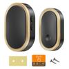 1 Set Campanello Senza Fili Impermeabile Volume Regolabile Plastica Lunga Portata Campanello Smart per Casa
