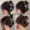 High-End Metal Butterfly Hair Clip for Women - Large, Elegant 2024 Style Shark Clip
