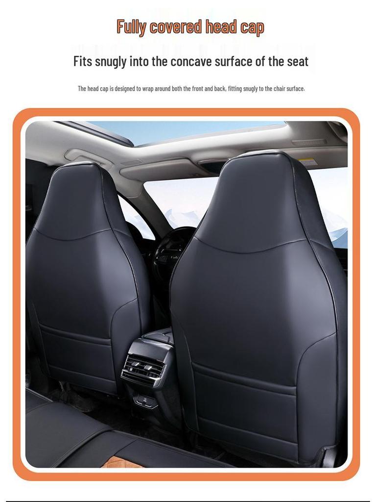 3D Rameses Sports Car Seat Cover - All-Season Comfort for 5 Seats, Fits Most New Energy Vehicles