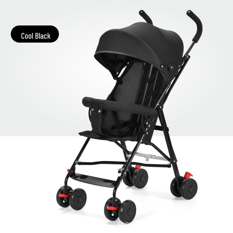 Легкая Портативная Складная Детская Коляска, Трансформер с Четырьмя Колесами