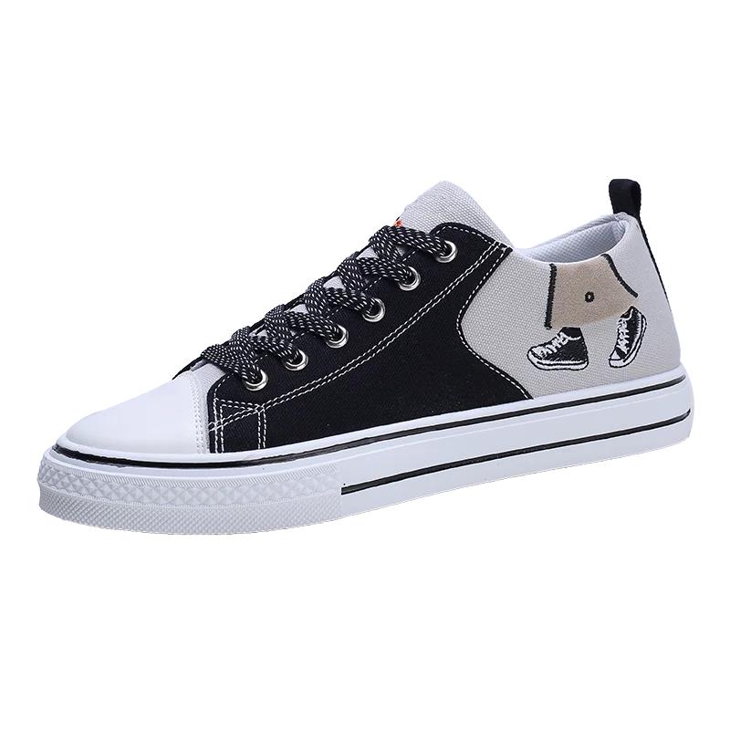 

Мужские и женские весенне-осенние повседневные спортивные туфли большого размера, кеды, парусиновые туфли и дышащие туфли на плоской подошве для пар 44