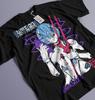 Unisex Neon Genesis Evangelion NERV Rei Ayanami Anime Black Shirt Men Gifts Unisex T-Shirt