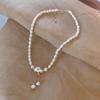 High Quality Trendy Natural Baroque Freshwater Pearl Flower 14K Gold Filled Female Necklace  For Women Valentine's Day