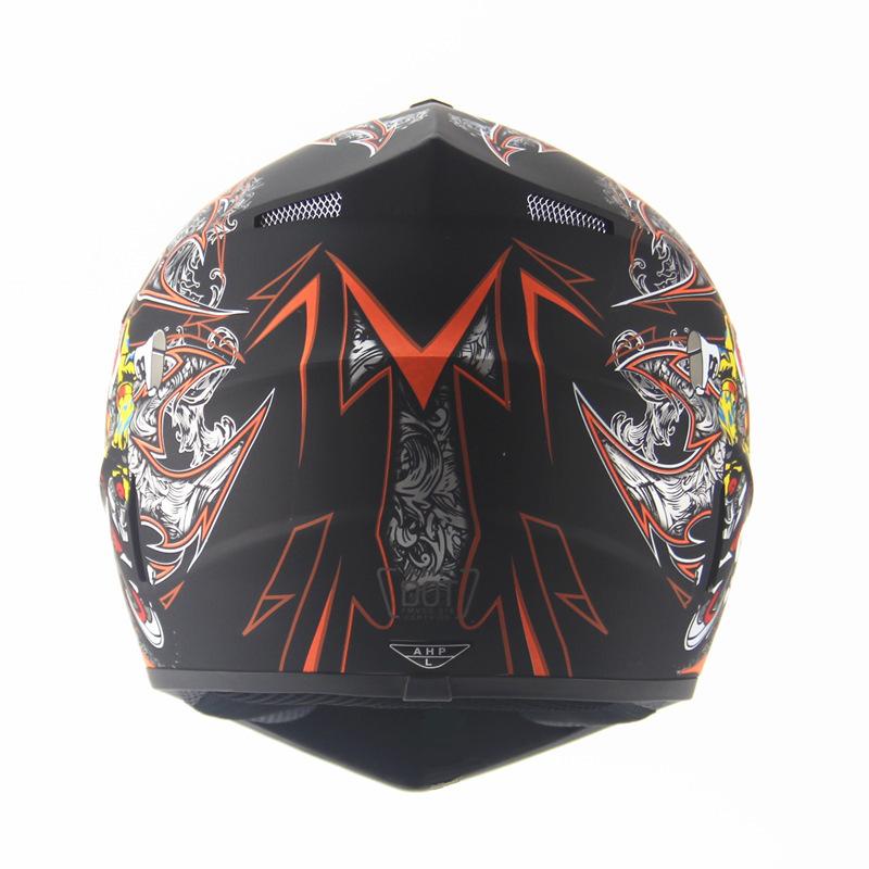 E-commerce Personality Four Seasons Off-road Helmets Men and Women Battery Car Helmets Mountain Bike Full Helmets DH Downhill Pirate Skeleton
