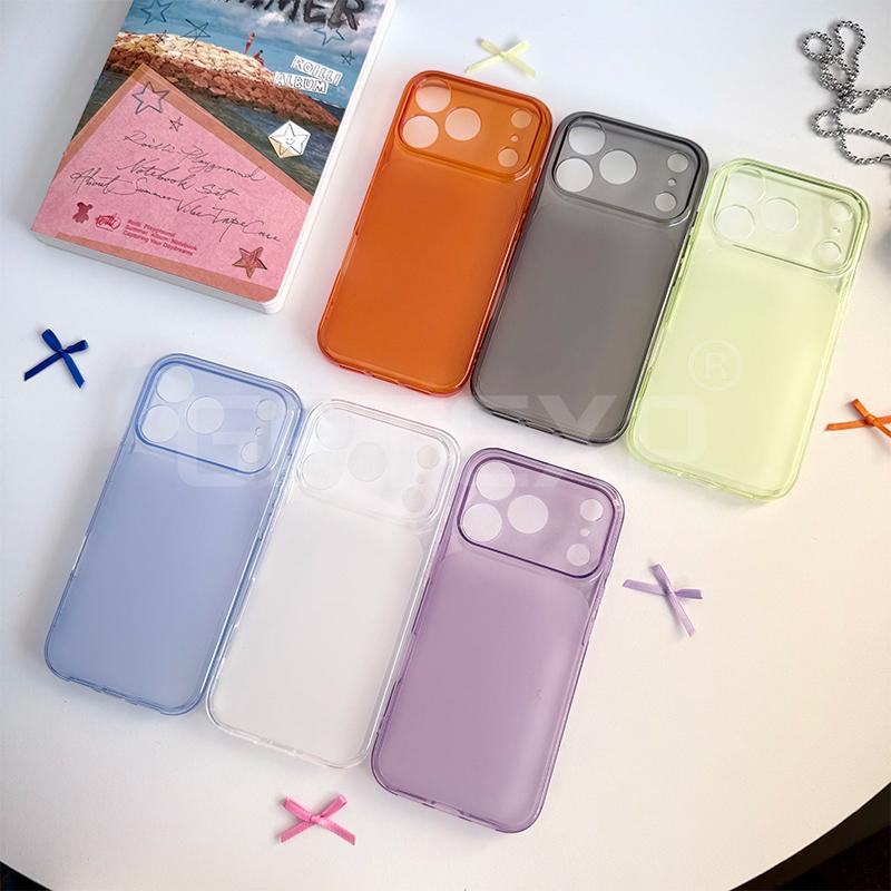 Custodia Ultra Sottile Trasparente in Silicone per iPhone 17 Pro 17 Air 17 pro Max 17Plus Ultra Sottile Opaca in TPU Morbida Cover Trasparente