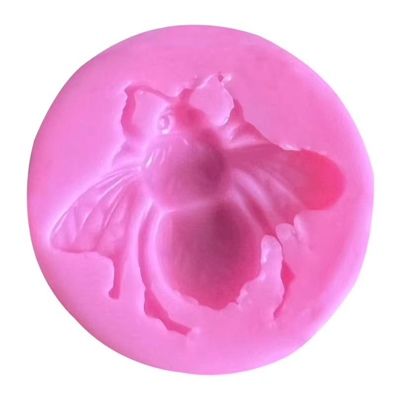 New Bee Silicone Mold DIY Chocolate Fondant Mold Cream Cake Decoration Scented Soap Candle Making Mold Soap Molds Resin Molds
