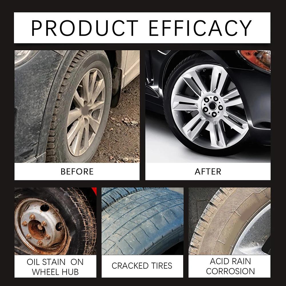 Car Tire Nourish Wax Cream Truck Tire Polishing Wax Dirty-resistant Car Wheel Cleaning Coating Wax Tyre Wheel Rims Cleaning