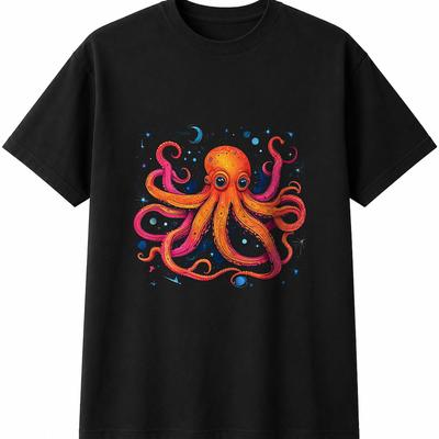 Octopus Sea Ocean Mens Womens T-Shirt Unisex Novelty Gift Tee Funny Present