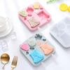 Reusable Silicone Ice for Pop Mould Food Grade Ice Lolly Molds with Lid Ice Cream Mould DIY for Pop sicle Maker for Froz