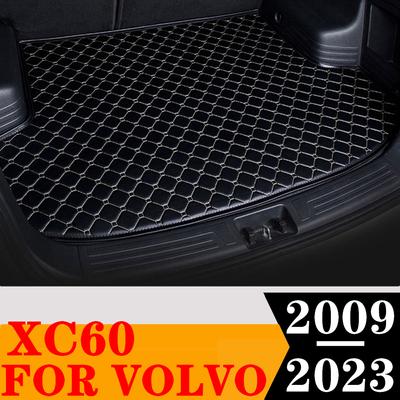Sinjayer Car Trunk Mat Waterproof AUTO Tail Boot Carpets Flat Side Cargo Carpet Pad Liner Fit For Volvo XC60 2009 2010