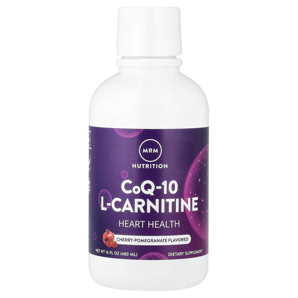 MRM Nutrition, CoQ-10 l-Carnitine, Cherry-Pomegranate, 480 ml (16 fl oz)