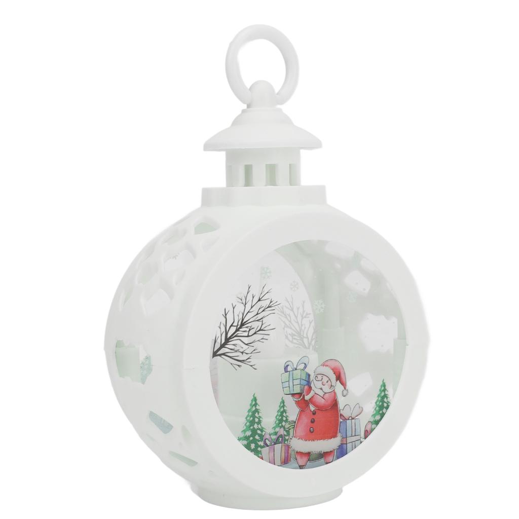 Christmas Lantern Vintage Exquisite Texture Festive Hanging Lantern for Desktop Ornament Party