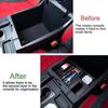 Fit For Toyota Tundra 14-21 Armrest Storage Box Central Console Tray Organizer