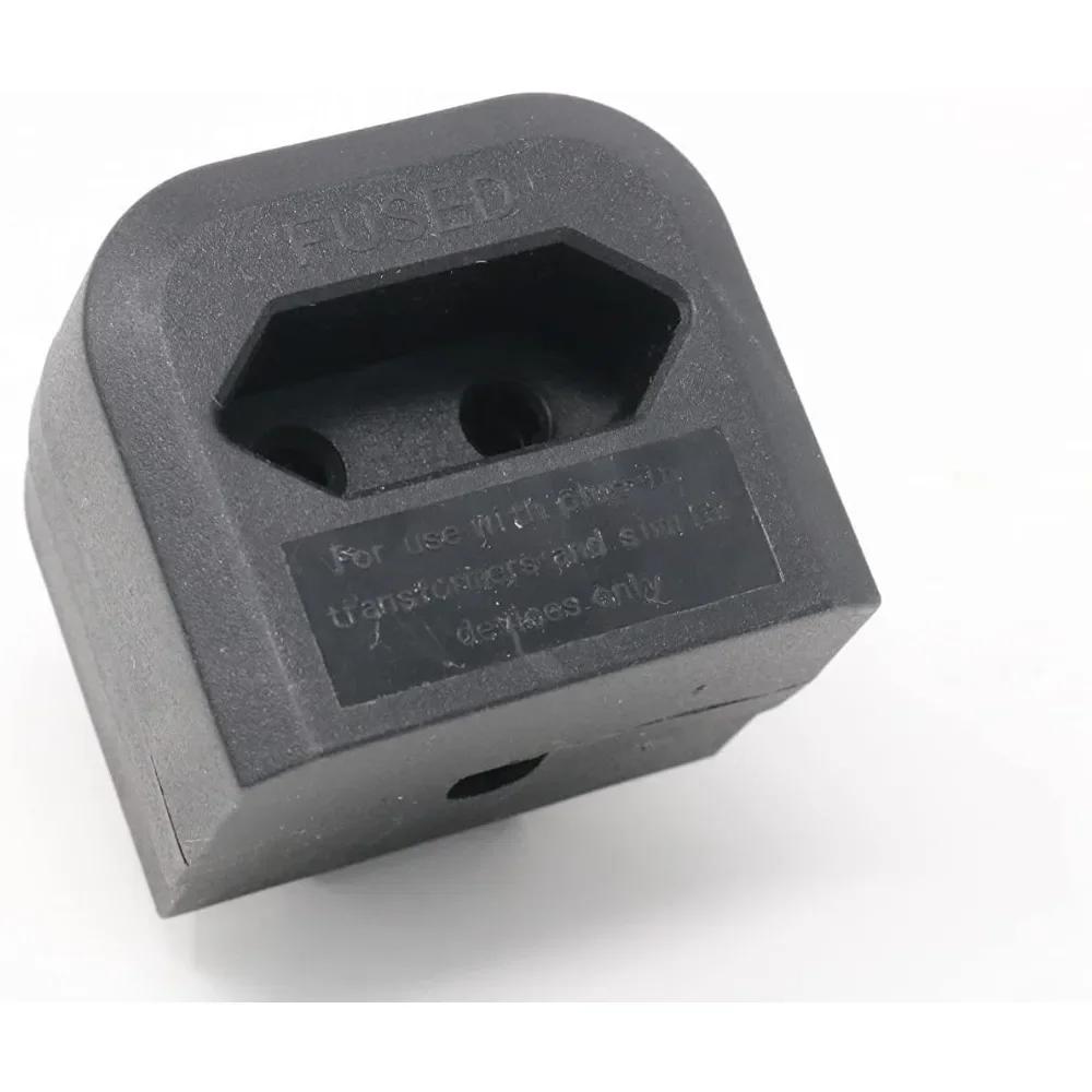 2025 European To British Plug Adapter Fuse UK British Electrical Travel Adapter Converter Socket AC Power Cord Outlet New