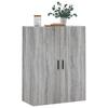 Wall Cabinet Gray Sonoma 69.5 x 34 x 90 cm