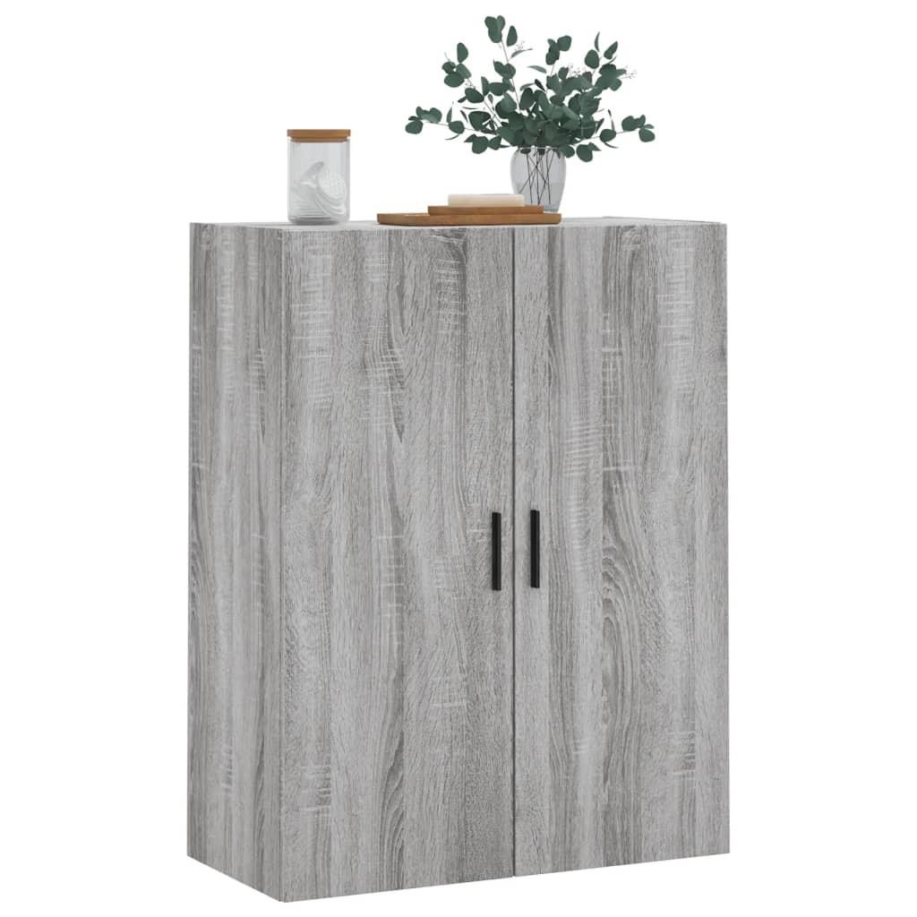 Wall Cabinet Gray Sonoma 69.5 x 34 x 90 cm