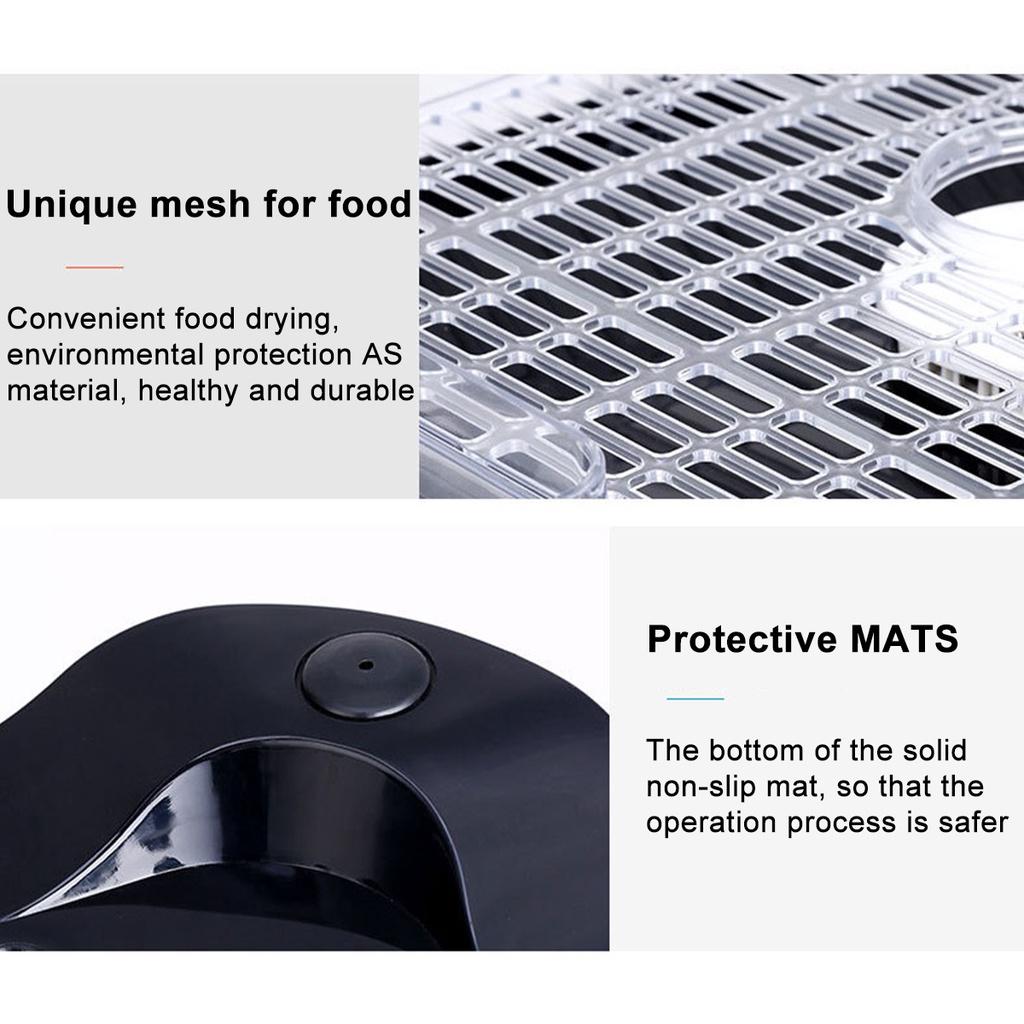 230W 5 Trays Food Dryer Dehydrator with Digital Timer and Temperature Control for Fruit Vegetable Meat Beef Jerky 220V