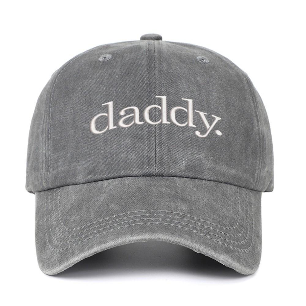 Adjustable daddy. Embroidery Caps Vintage Baseball Cap Fashion Sport Visors Cap  Father's Gift