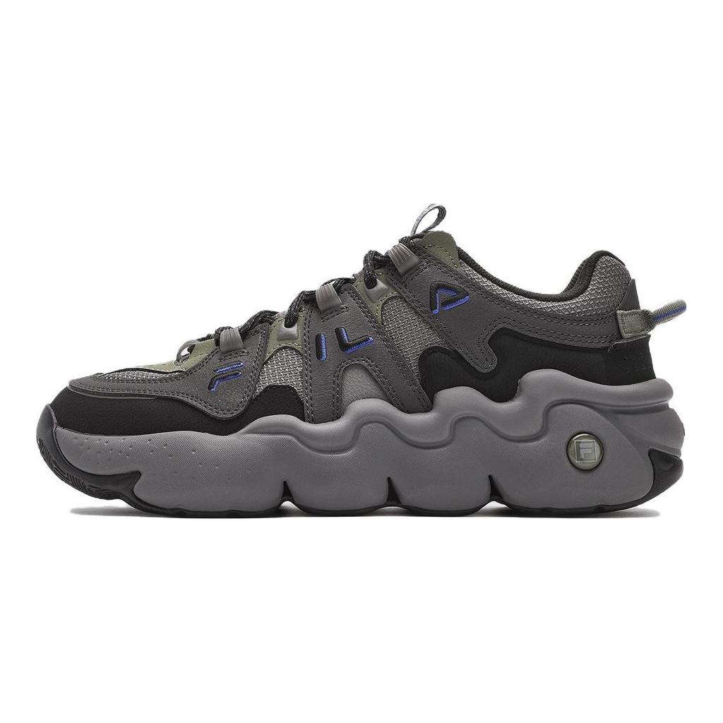 FILA High top Vintage Basketball Shoes Men's Black Gray F12M412111FCF