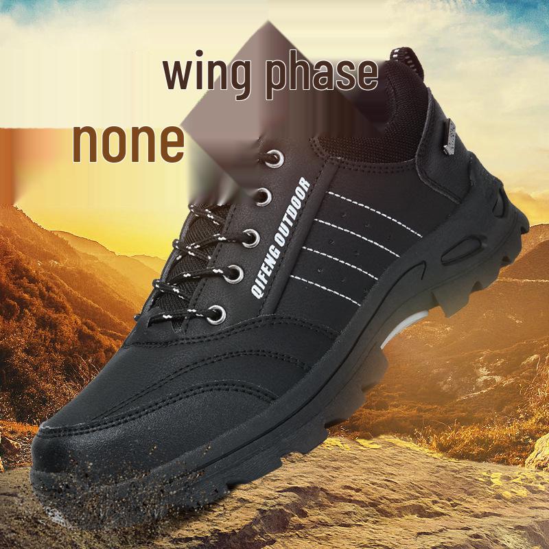 Men's and Women's Non-Slip Hiking Shoes - Plus Size, Autumn/Winter, Velvet-Lined