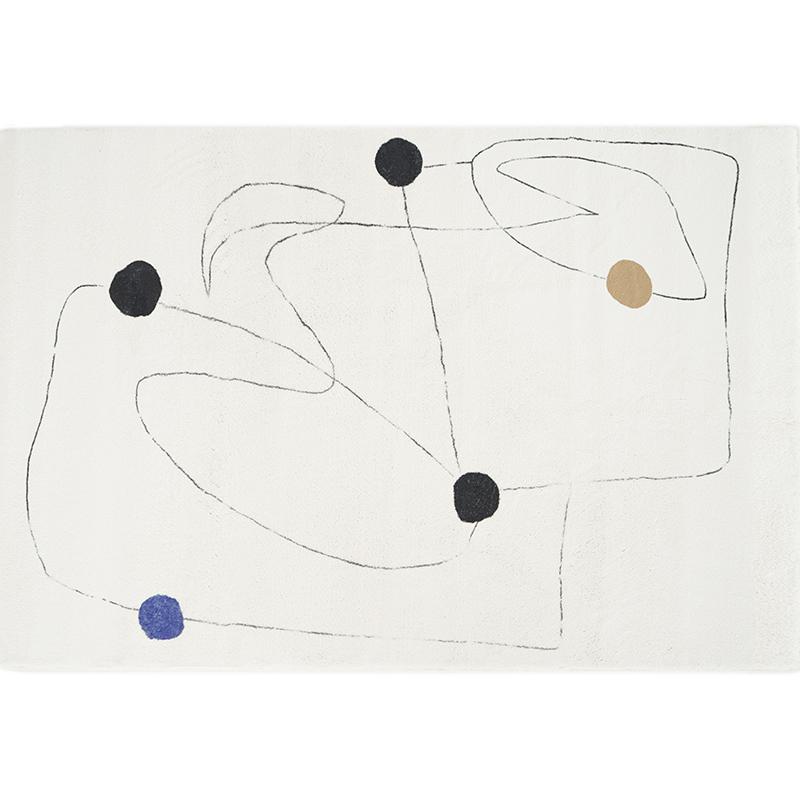 Thick Washable Lounge Rug Modern Simple Living Room Decoration Stripe Carpet Large Area Rugs for Bedroom Home Plush Floor Mat