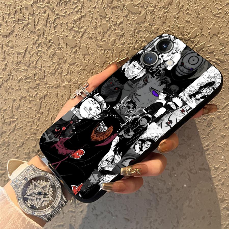 Soft Back Phone Cover Case for iPhone 13 Mini 17 16 Pro Max SE 17Air 12 14 X XS XR 7 8 11 15 Plus Uchiha Obito Anime