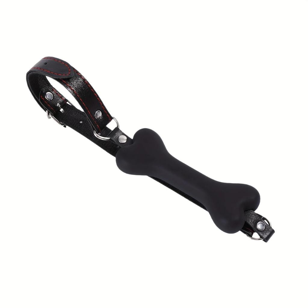 1pc SM Dog Bone Gag Silicone Adult Toy Playful Dog Theme Mouth Stretcher for Adult Entertainment Dog Lover Gift