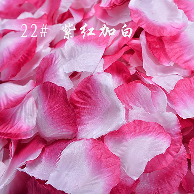 1000 pcs /pack Non-woven Fabric, Simulated Flower Petals, Rose Petals, Birthday Setting Balloon Accessories Shape