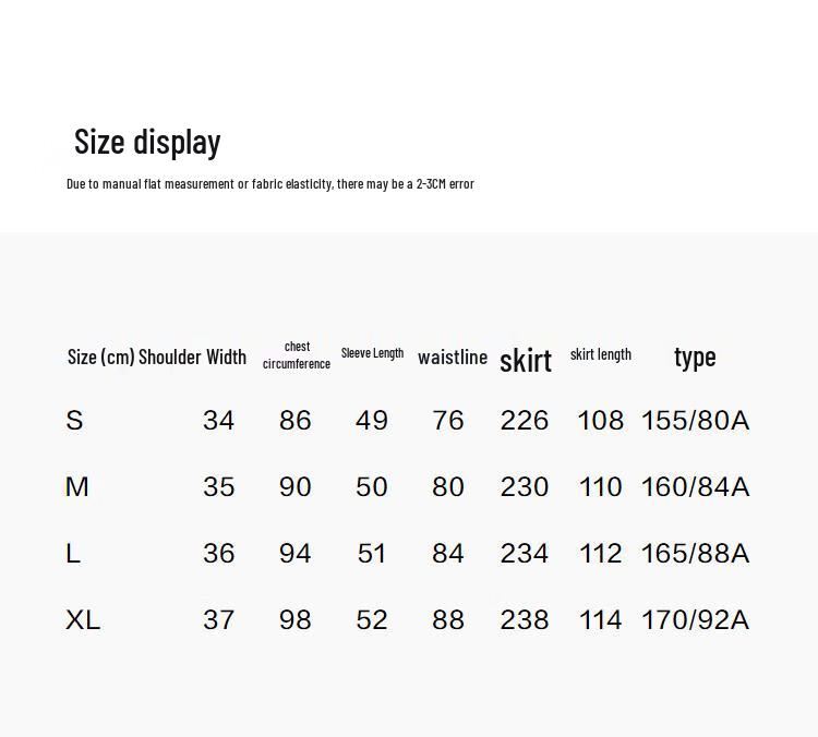 Demana Winter Color-Block Stand Collar Puff Sleeve A-Line Dress
