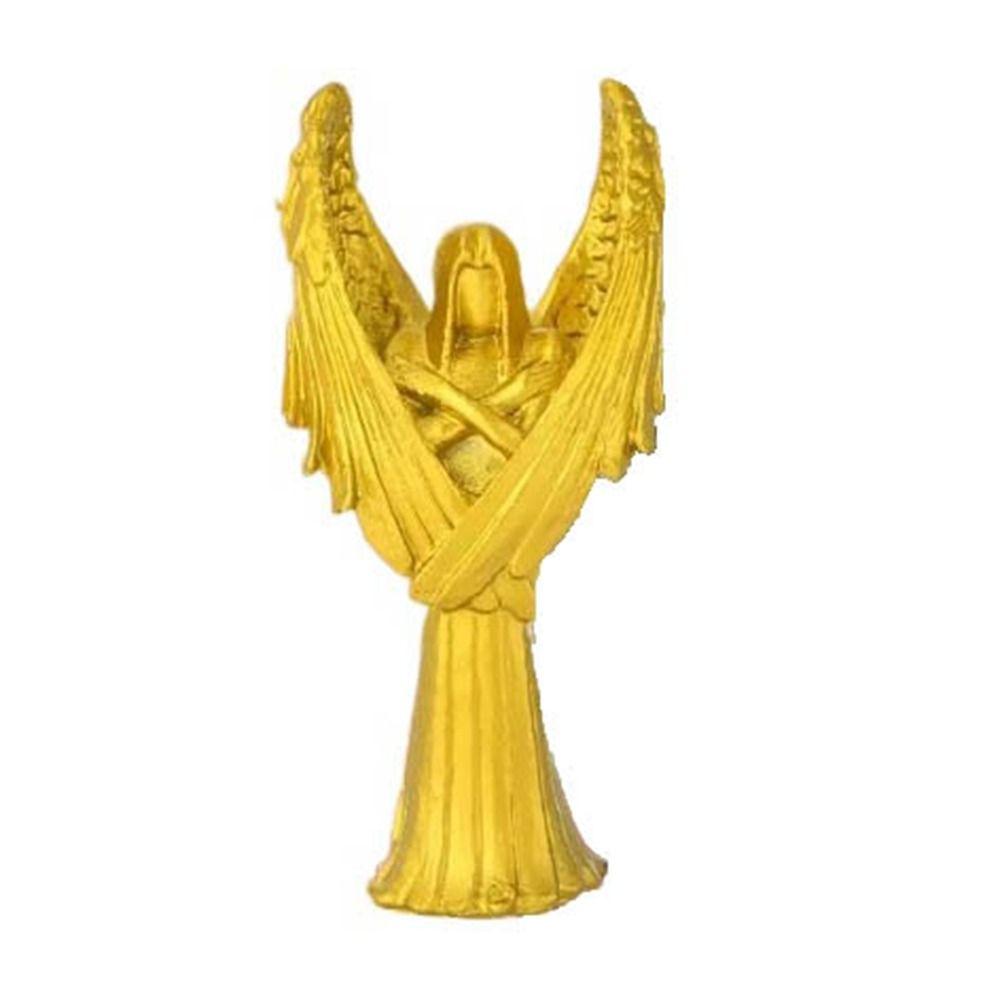 Abstrakte Kunst Dunkler Engel Skulptur Handgefertigtes Ornament Kreative Halloween Engel Statue Desktop