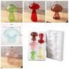 New Hydroponic Flower Bottle Transparent Glass Glass Vase Mushroom Aromatherapy Bottle Flower