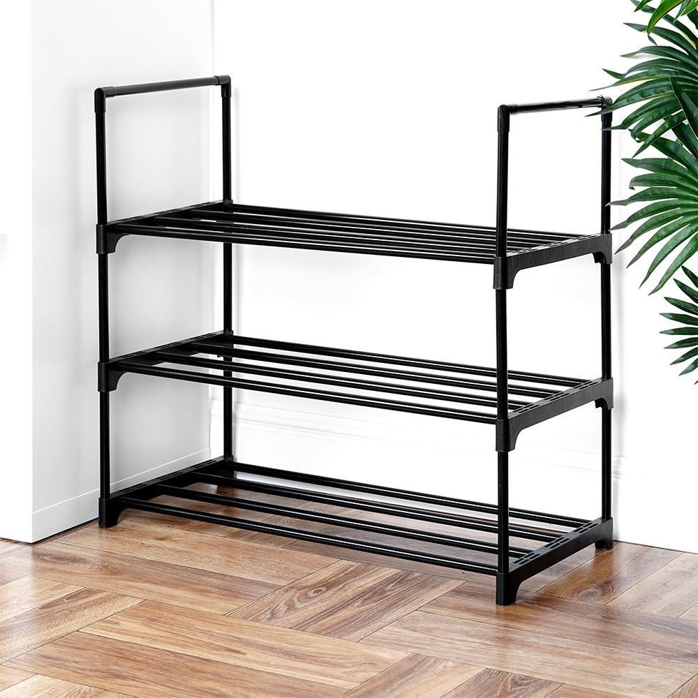 Shelf Shoe Shelf Footwear Cabinet Organizer 3-level Multi-level Stand