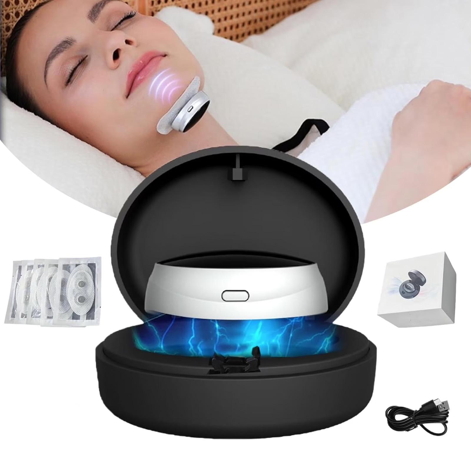 

-Пристрій проти хропіння, NovaNord 3 Pro Рішення від хропіння, Швидкий та Ефективний Розумний Пристрій для Сну 3 Pro, Дозволить Вам та Вашому Партнеру Провести Сон One Size