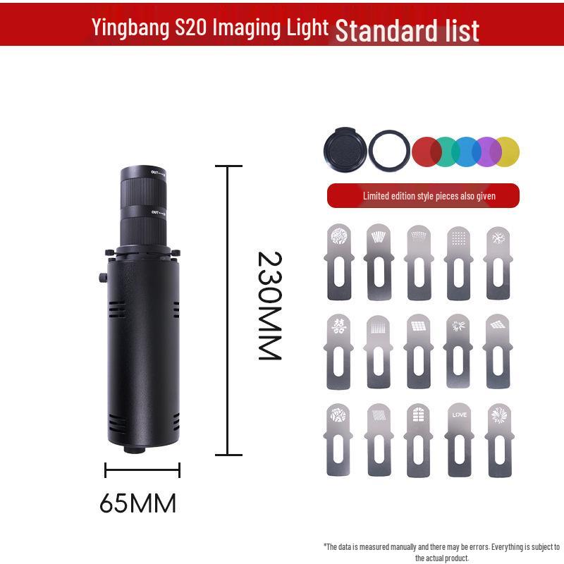 Yingbang S20 Lighting - Perfect for Creative Shooting, Weddings, Videography, Portraits, and Atmosphere Enhancement