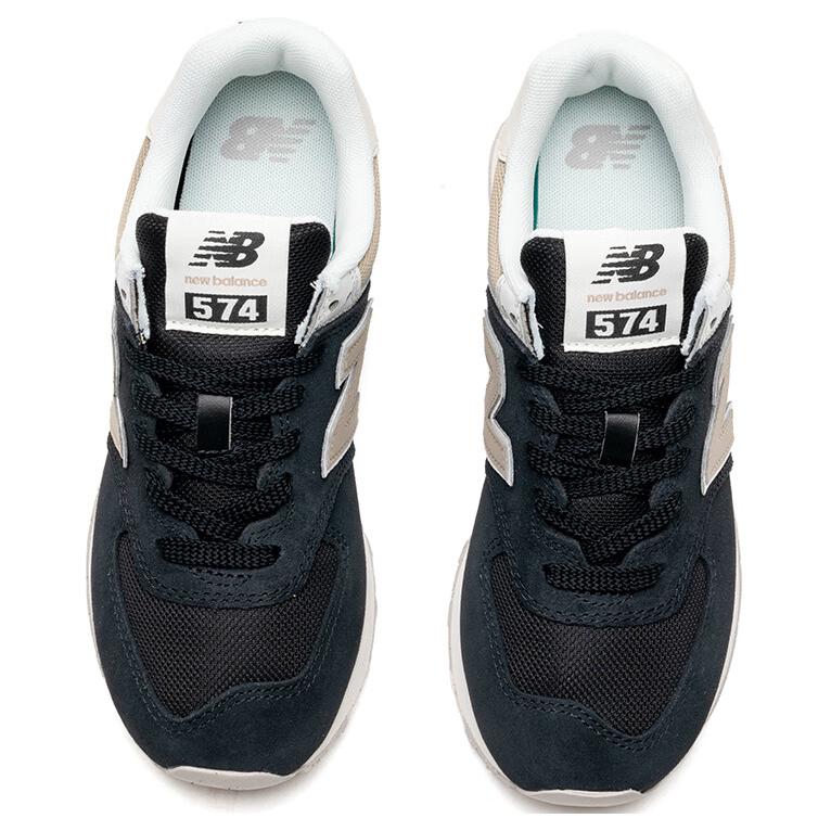 New Balance 574 Black Elephant Bone Women's