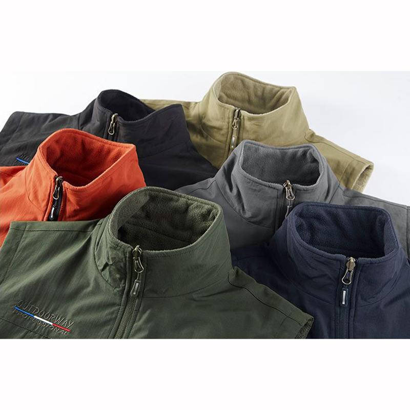 Outdoor-Sport Freizeit Fitness Laufen Plüsch Atmungsaktiv Trendige Weste Modisch Winddicht Herren Warme Weste