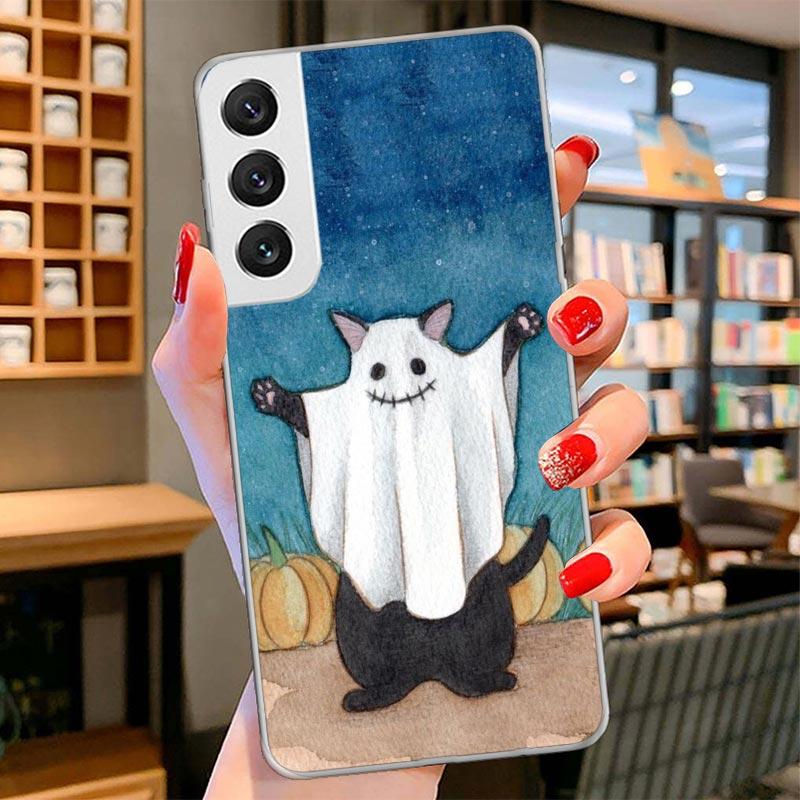 Cute Cartoon Lucky Cats Cover Phone Case For Samsung Galaxy S26 S25 Edge S24 Ultra S23 S22 Plus S21 S20 FE Soft Fundas Shell Gal